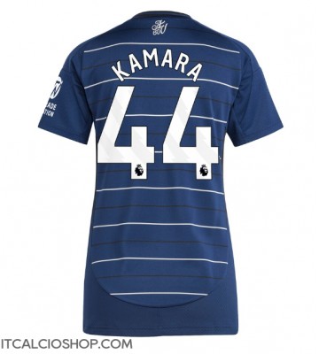 Aston Villa Boubacar Kamara #44 Terza Maglia Femmina 2024-25 Manica Corta